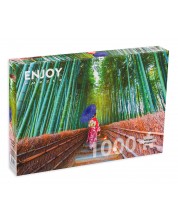 Slagalica Enjoy od 1000 dijelova - Azijatkinja u bambusovoj šumi -1